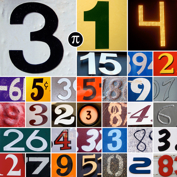 numbers The numbers of pi
